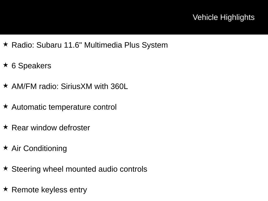 2026 Subaru Crosstrek Premium