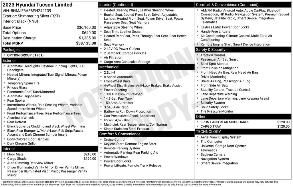 2023 Hyundai Tucson Limited