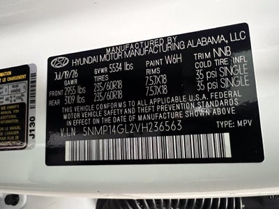 2027 Hyundai Santa Fe SE