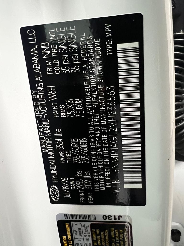 2027 Hyundai Santa Fe SE