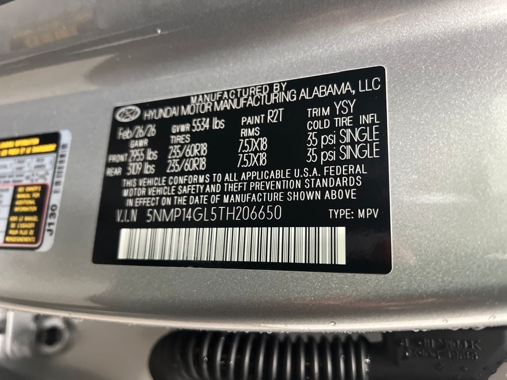 2026 Hyundai Santa Fe SE