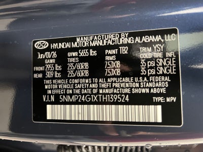 2026 Hyundai Santa Fe Hybrid SEL