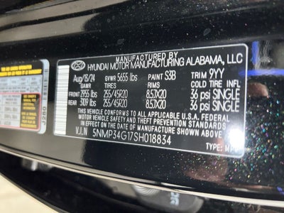 2025 Hyundai Santa Fe Hybrid Limited