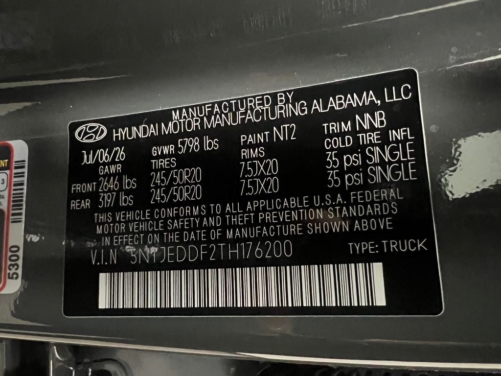 2026 Hyundai Santa Cruz Limited