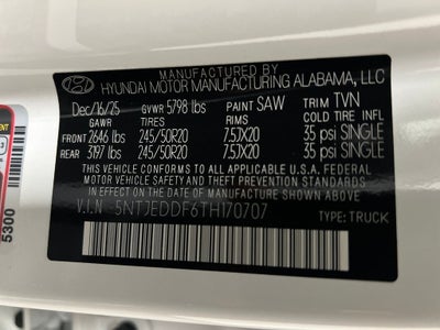 2026 Hyundai Santa Cruz Limited