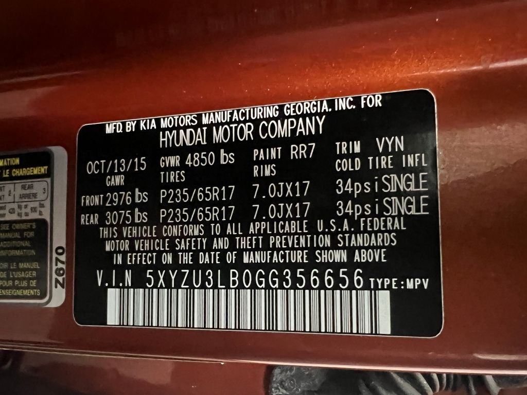 2016 Hyundai Santa Fe Sport 2.4 Base
