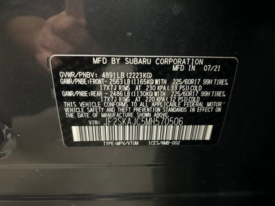 2021 Subaru Forester Premium