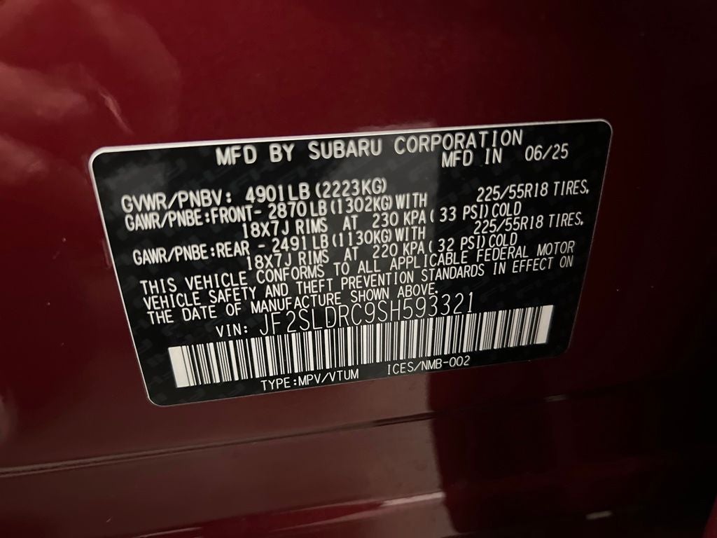 2025 Subaru Forester Limited