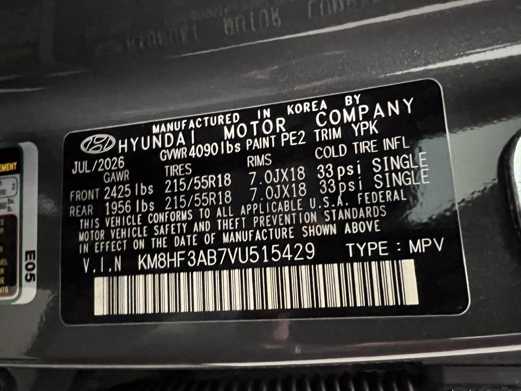 2027 Hyundai Kona SEL Sport