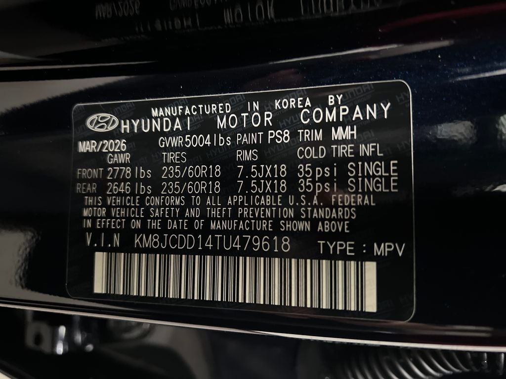 2026 Hyundai Tucson Hybrid SEL Convenience