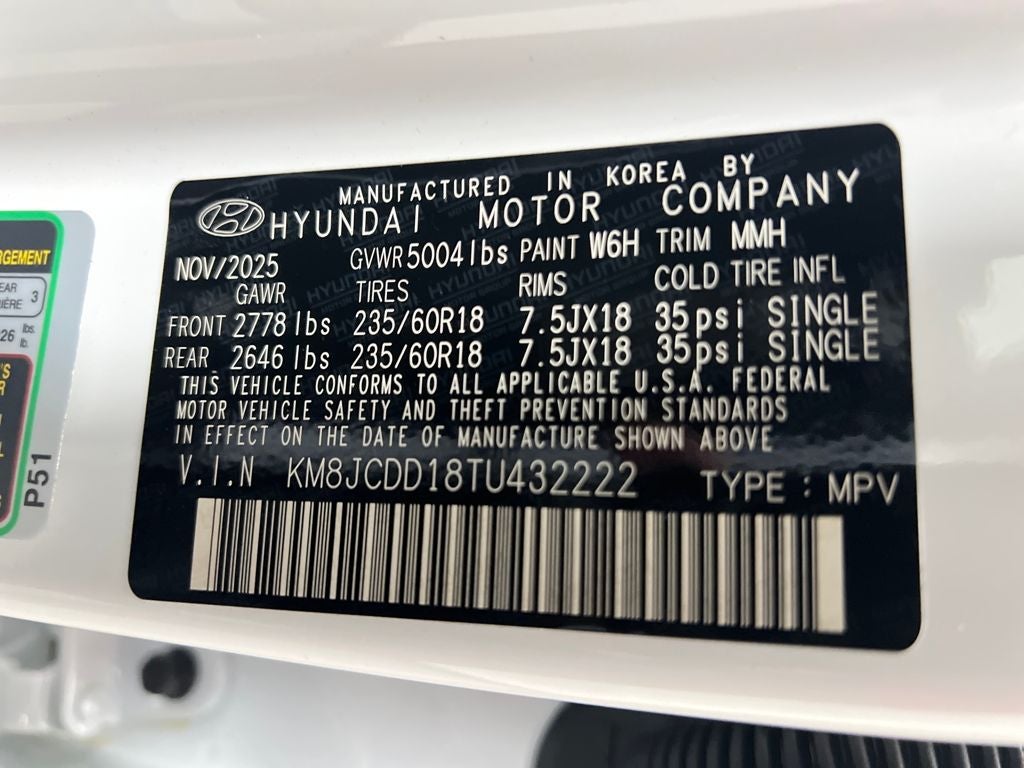 2026 Hyundai Tucson Hybrid SEL Convenience