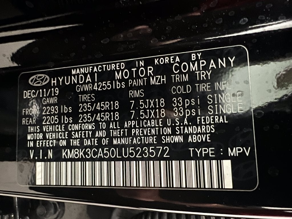 2020 Hyundai Kona Limited