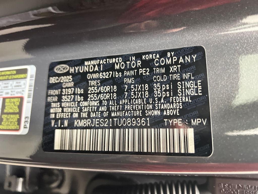 2026 Hyundai Palisade XRT Pro