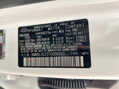 2026 Hyundai Palisade SEL 7 Passenger