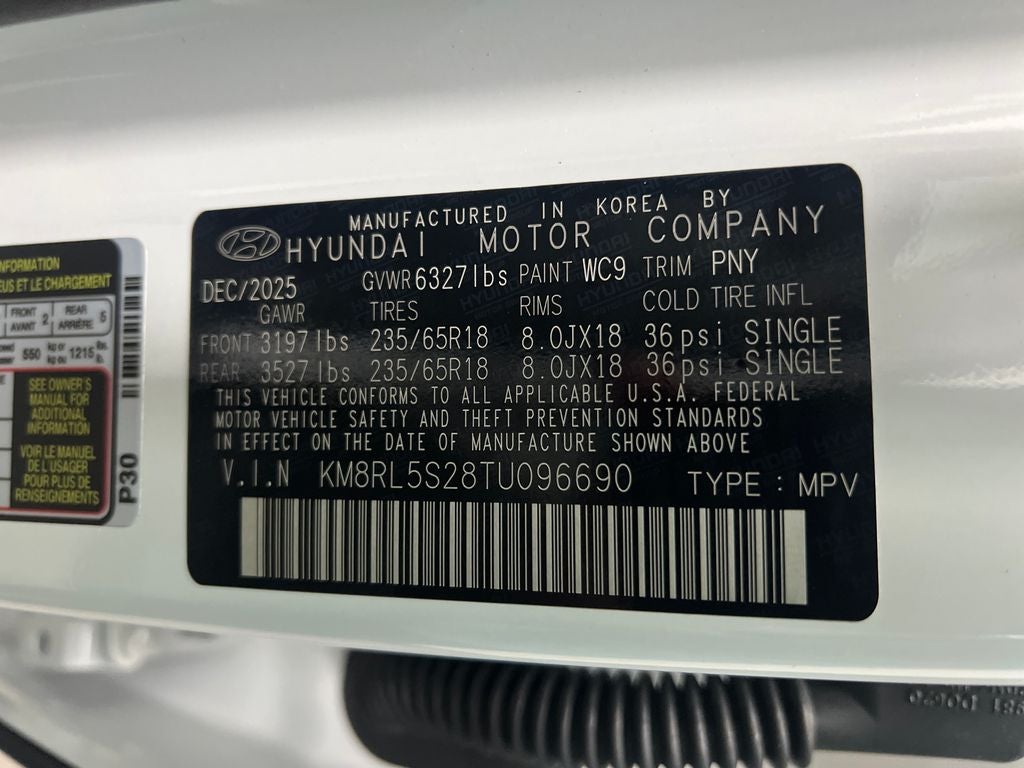 2026 Hyundai Palisade SEL 7 Passenger