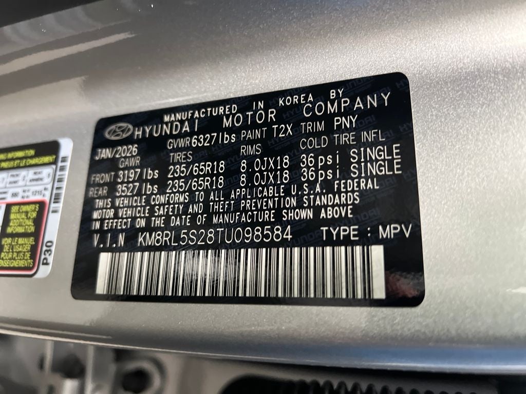 2026 Hyundai Palisade SEL 7 Passenger