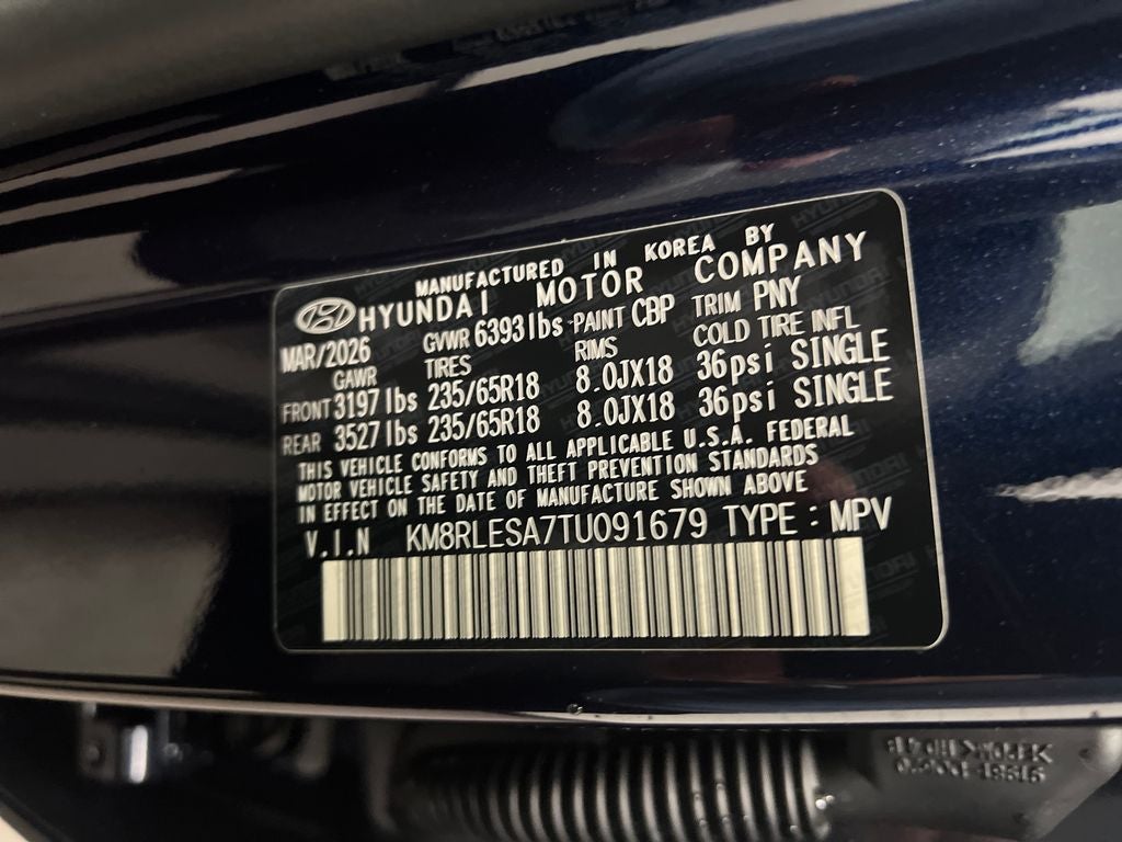 2026 Hyundai Palisade Hybrid SEL 7 Passenger