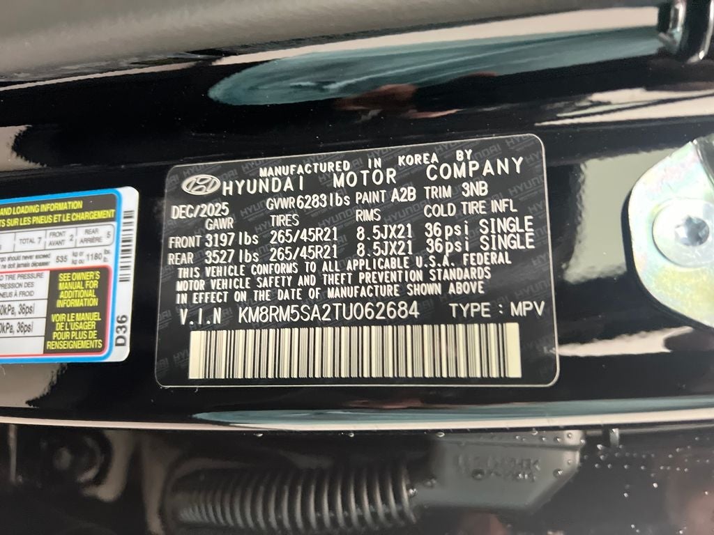 2026 Hyundai Palisade Hybrid Calligraphy