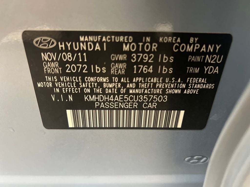 2012 Hyundai Elantra GLS