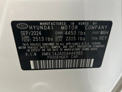 2025 Hyundai Sonata SEL Convenience