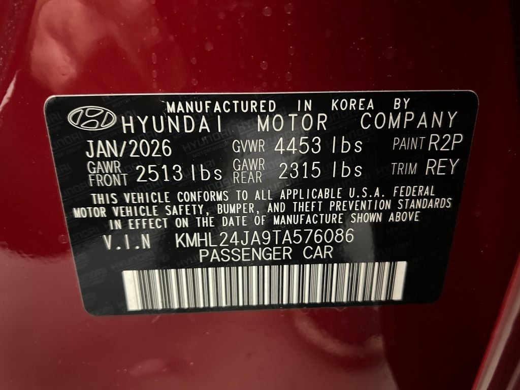 2026 Hyundai Sonata SE