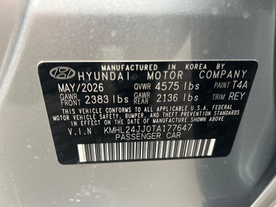 2026 Hyundai Sonata Hybrid Blue