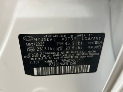 2023 Hyundai Sonata Hybrid SEL