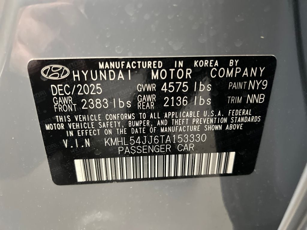 2026 Hyundai Sonata Hybrid Limited