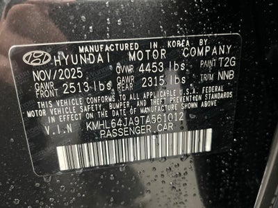 2026 Hyundai Sonata SEL Sport