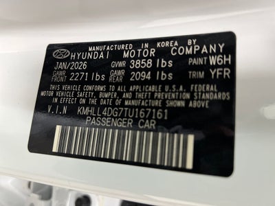 2026 Hyundai Elantra SE