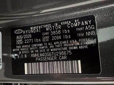 2026 Hyundai Elantra SEL Sport Plus