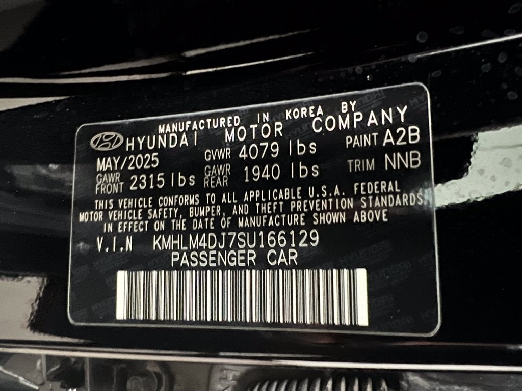 2025 Hyundai Elantra Hybrid SEL Sport