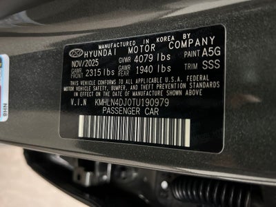 2026 Hyundai Elantra Hybrid Limited