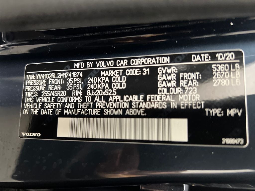 2021 Volvo XC60 T5 Inscription