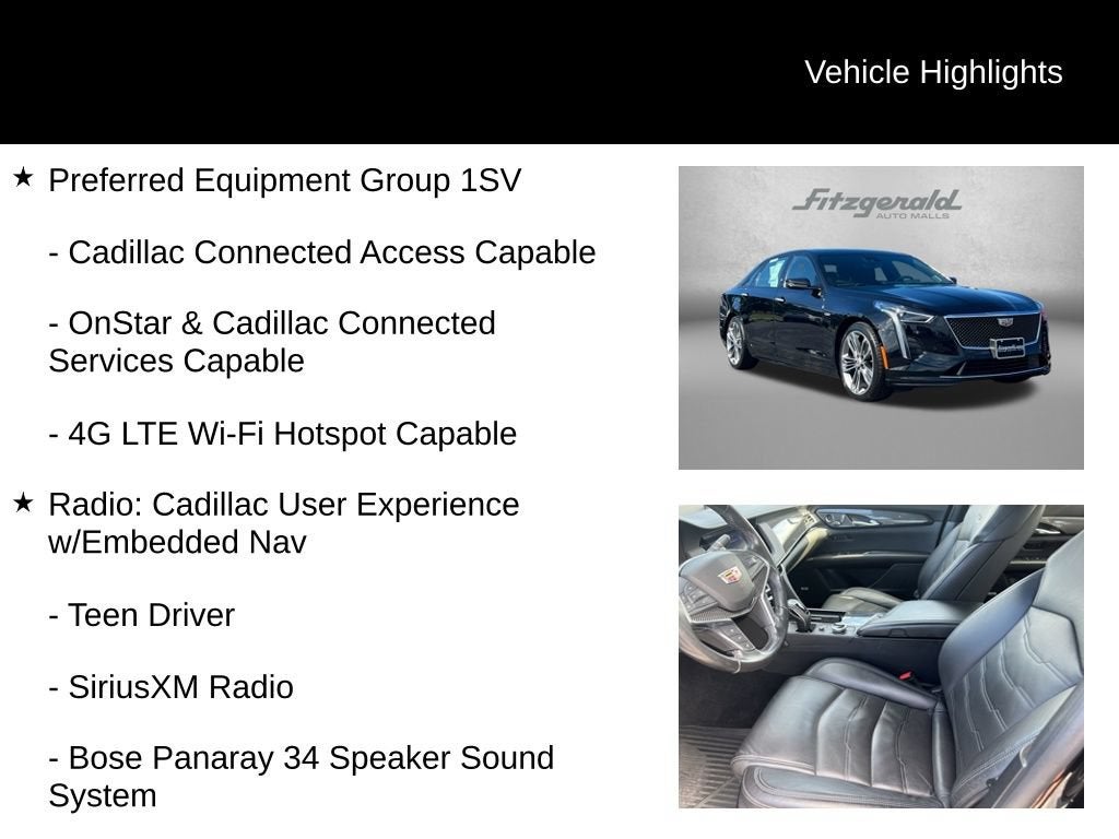 2020 Cadillac CT6-V 4DR SDN