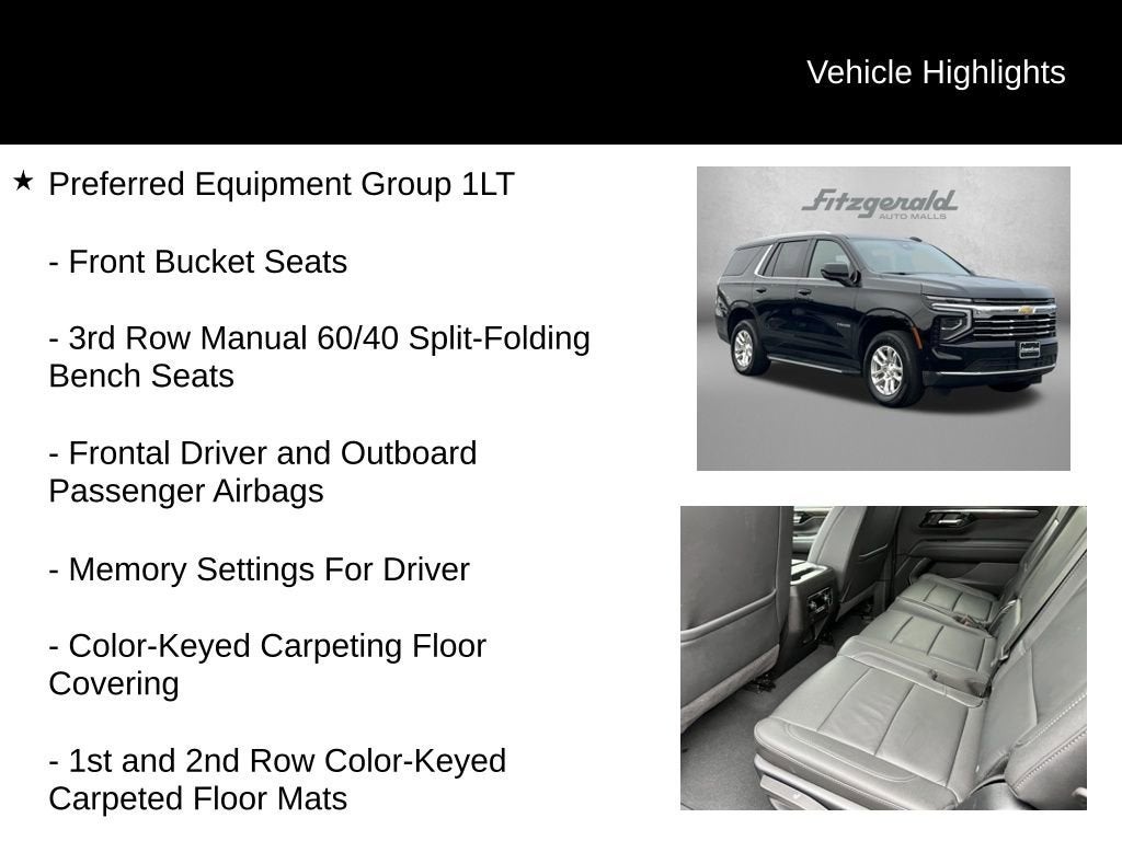 2025 Chevrolet Tahoe LT