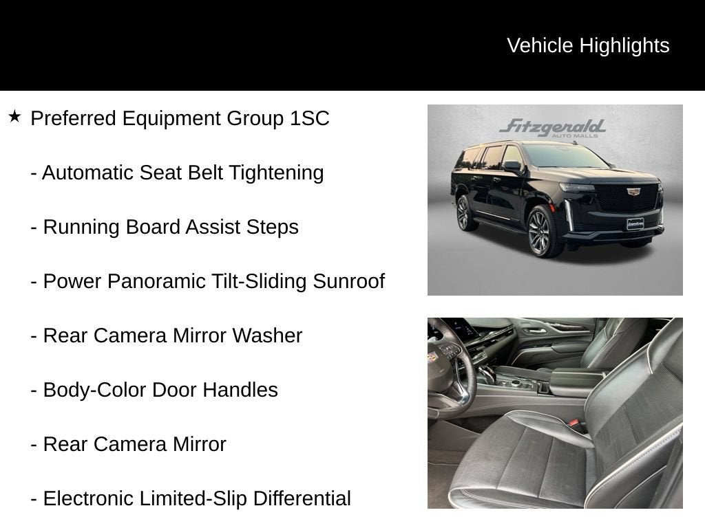 2024 Cadillac Escalade ESV Sport