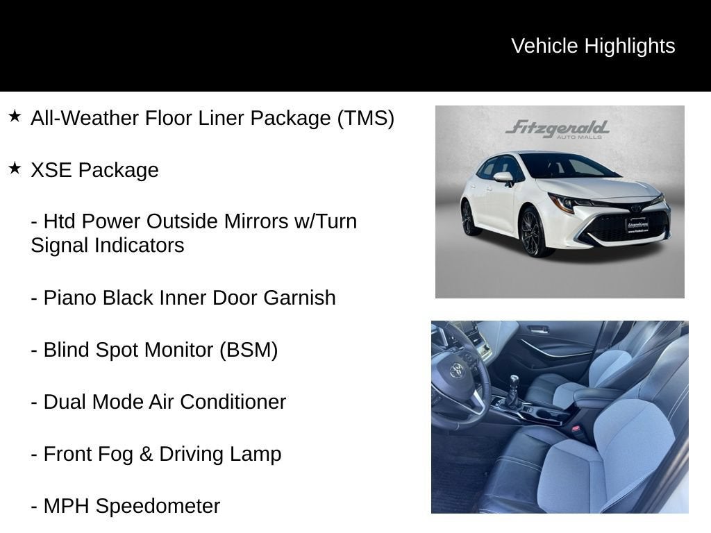 2022 Toyota Corolla Hatchback XSE
