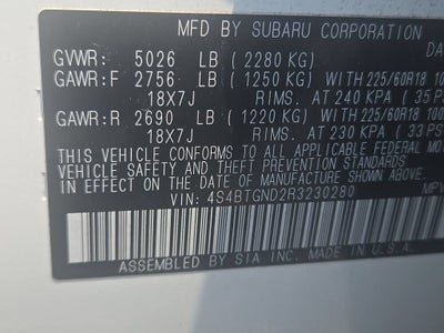 2024 Subaru Outback Limited XT