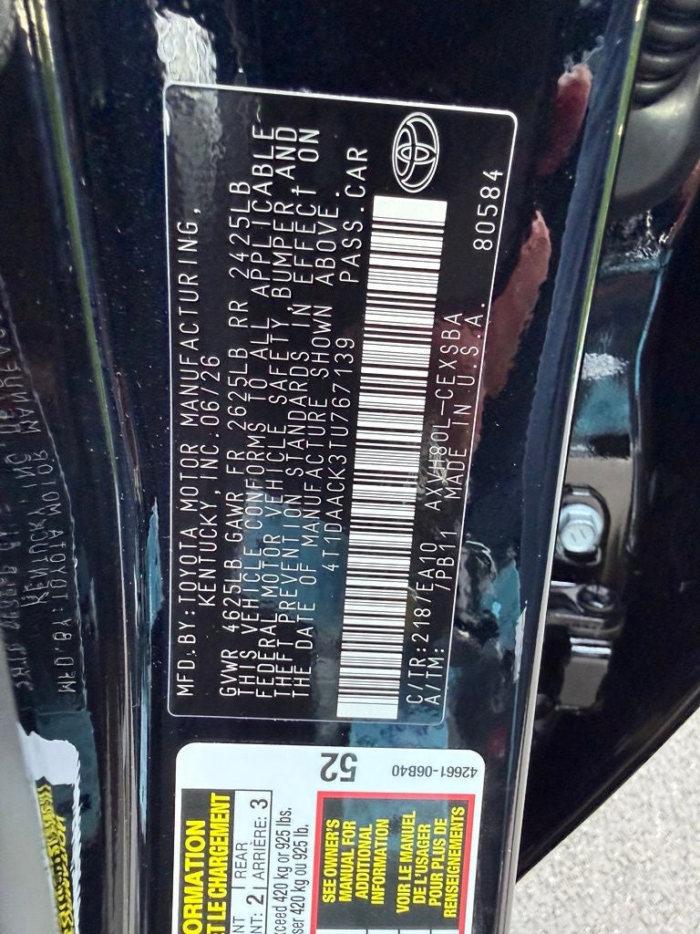 2026 Toyota Camry SE