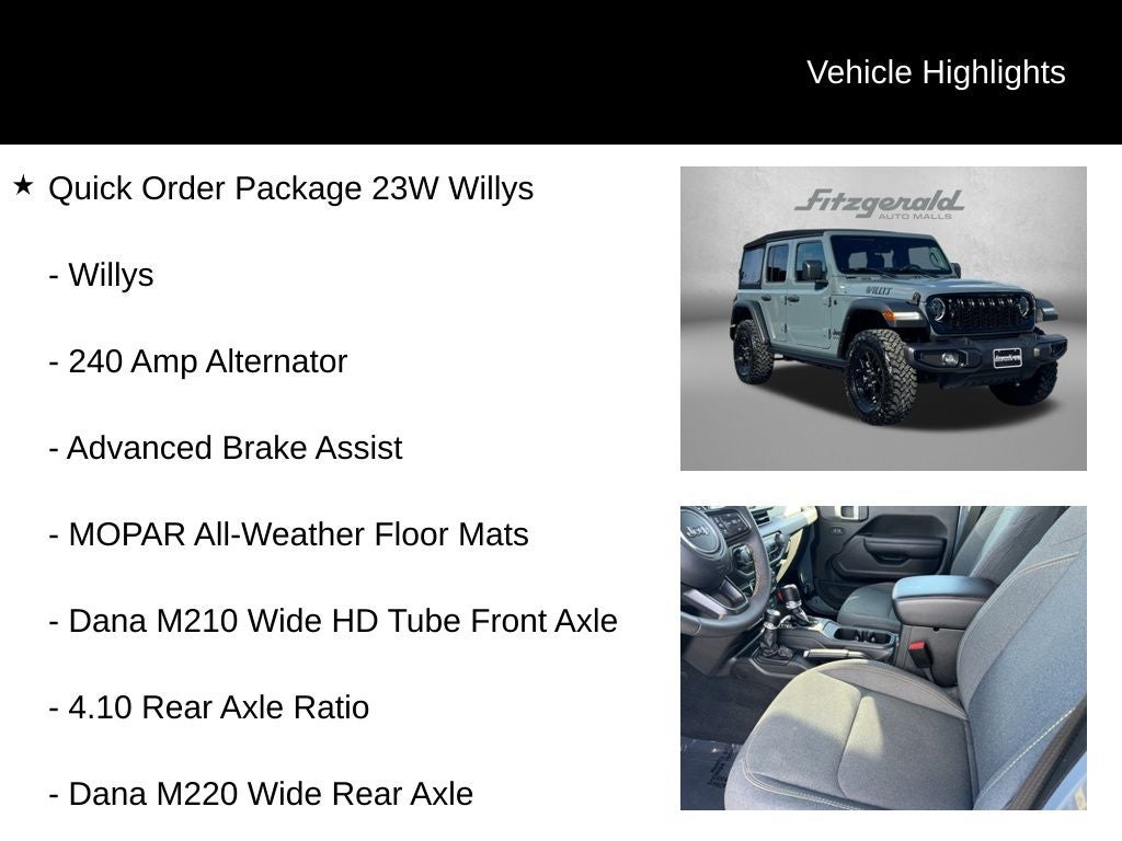 2024 Jeep Wrangler Willys