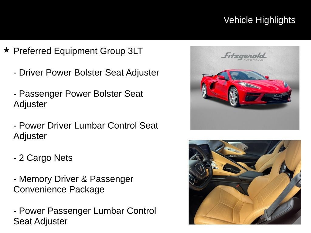2022 Chevrolet Corvette Stingray Stingray 3LT