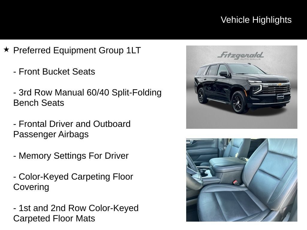 2025 Chevrolet Tahoe LT