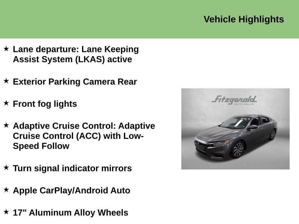 2020 Honda Insight Touring