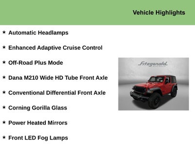 2026 Jeep Wrangler WRANGLER 2-DOOR WILLYS