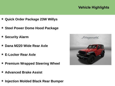 2026 Jeep Wrangler WRANGLER 2-DOOR WILLYS