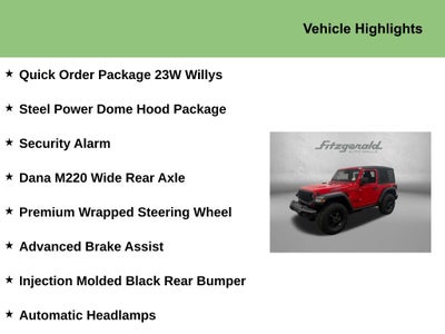 2026 Jeep Wrangler WRANGLER 2-DOOR WILLYS