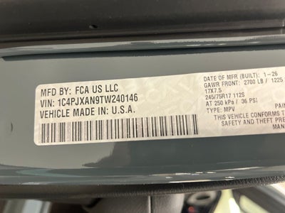 2026 Jeep Wrangler WRANGLER 2-DOOR SPORT