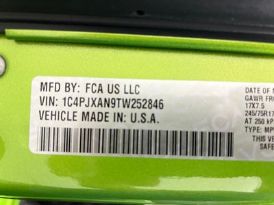 2026 Jeep Wrangler WRANGLER 2-DOOR SPORT S