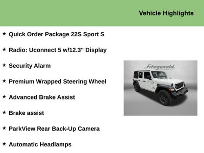 2025 Jeep Wrangler WRANGLER 4-DOOR SPORT S